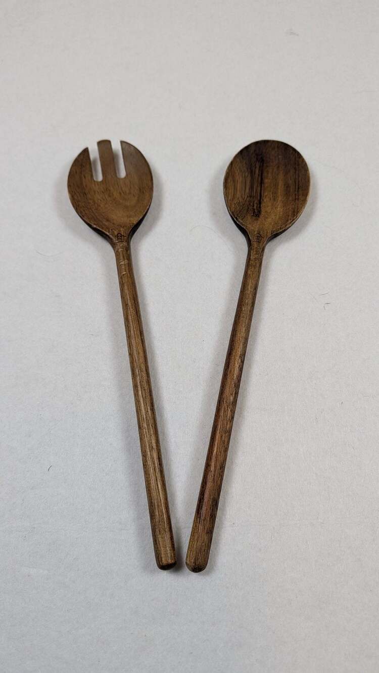 Hearth & Hand™ with Magnolia Wooden Salad Fork and Spoon Set